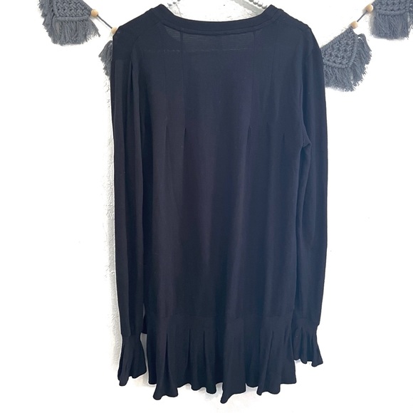 Free People | Your Girl Flounce Hem Knit Henley Tunic Dress - Picture 9 of 13